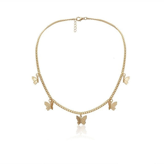 Alice Gold Butterfly Necklace
