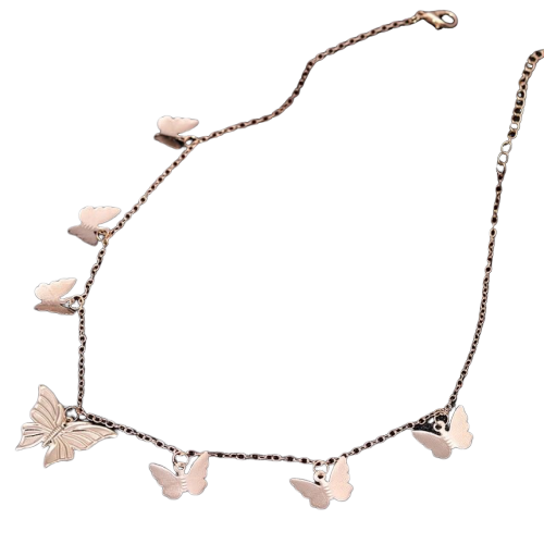 Gold Amy Butterfly Necklace