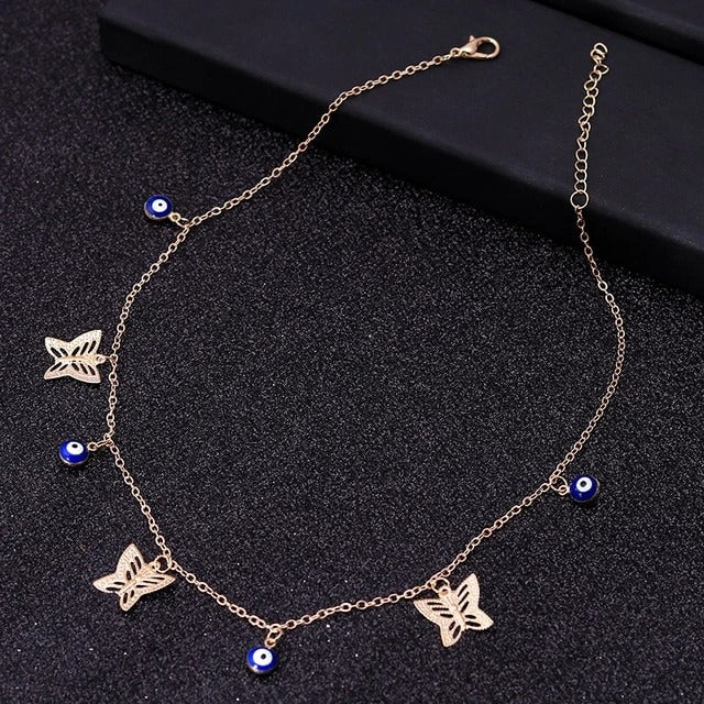 Lise Gold Butterfly Necklace