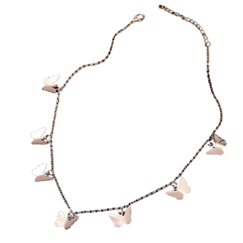 Miley Gold Butterfly Necklace