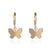 Gold Nina Butterfly Earrings