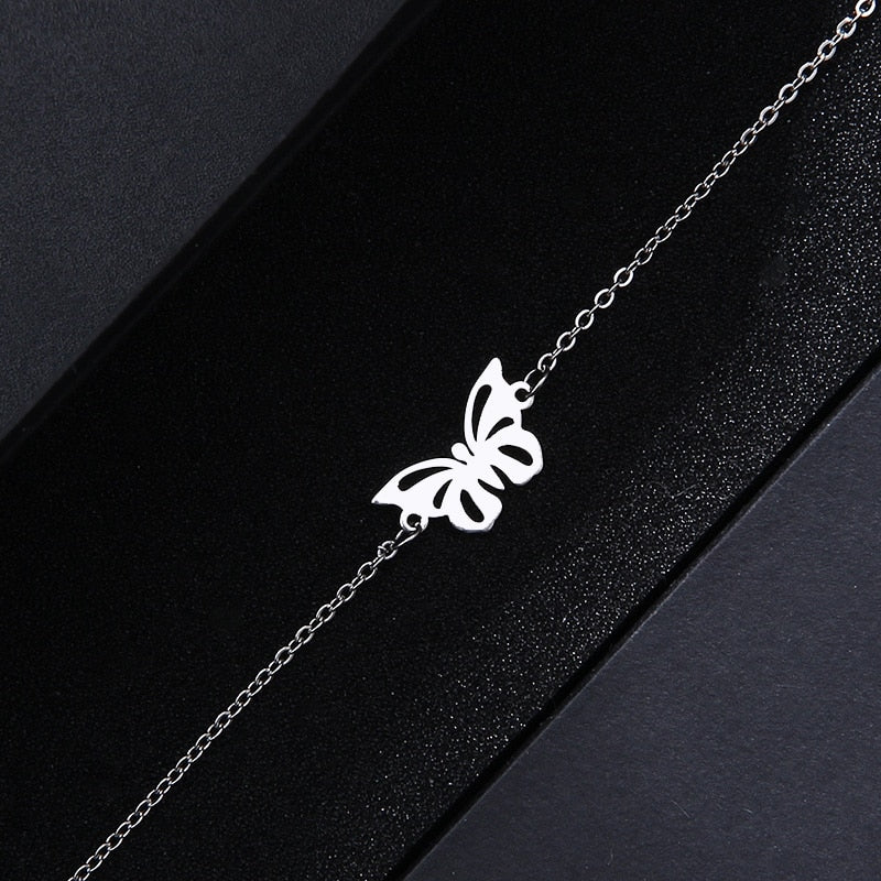 Aurora Silver Butterfly Bracelet