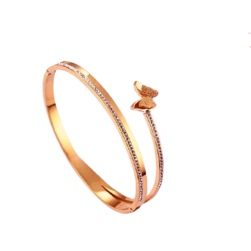 Selena Rose Gold Butterfly Bracelet