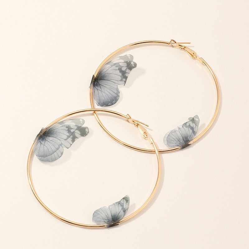 Sophie Blue Butterfly Earrings
