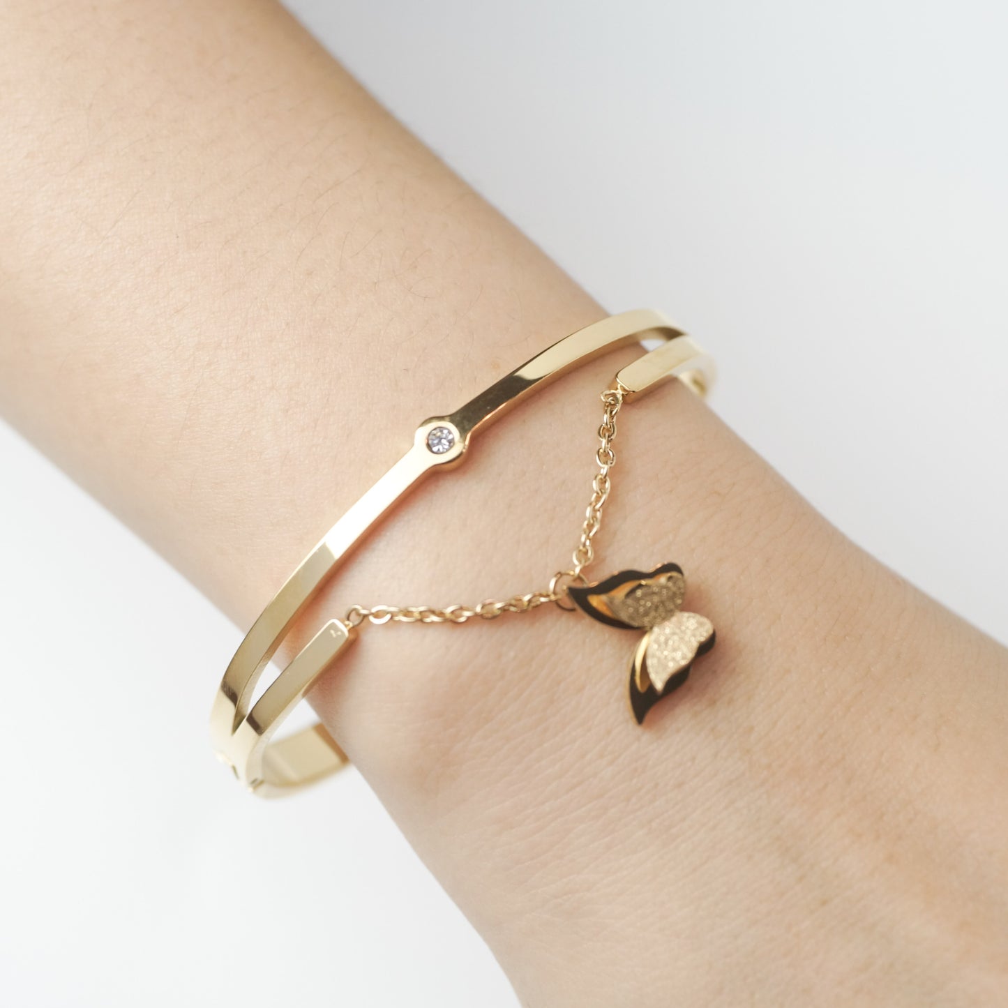 Zaylia Gold Butterfly Bracelet