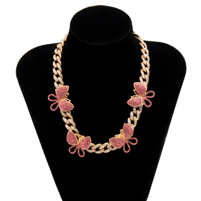 Cuban Link Butterfly Necklace