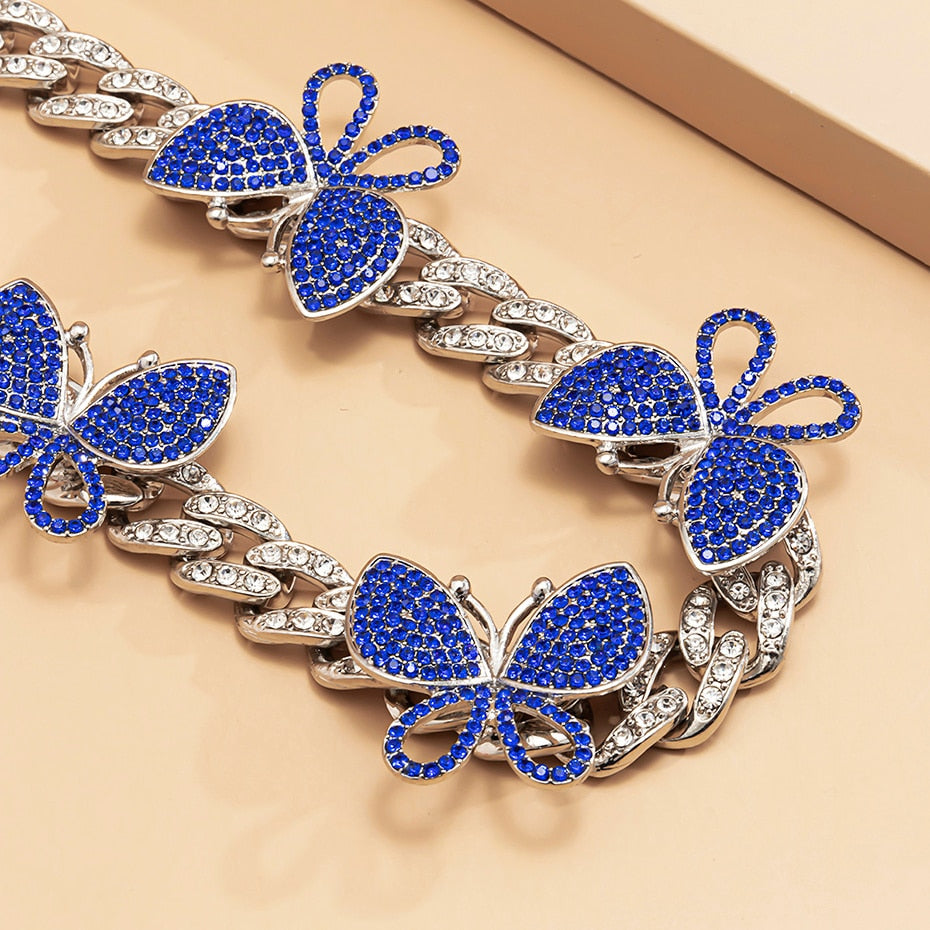 Cuban Link Butterfly Necklace