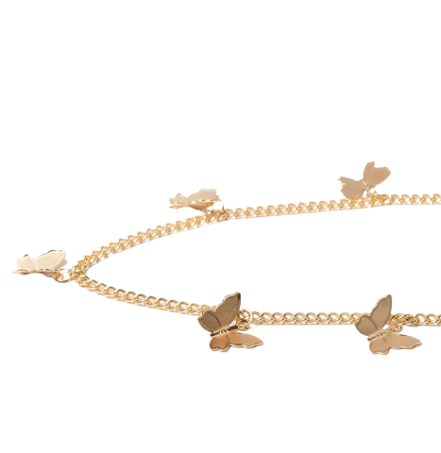 Alice Gold Butterfly Necklace