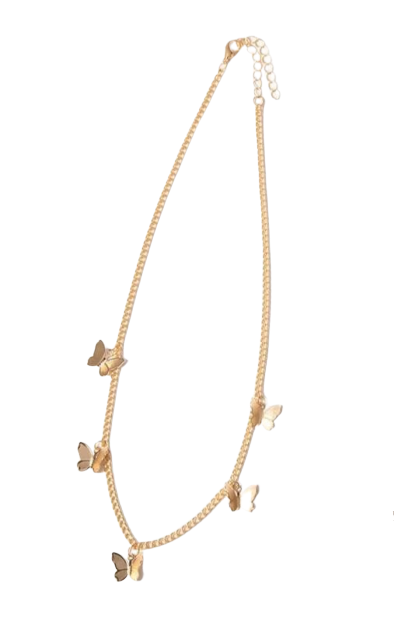 Alice Gold Butterfly Necklace