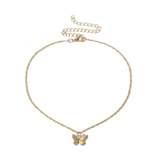 Ella Gold Butterfly Necklace