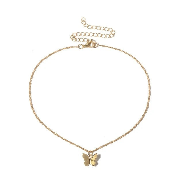 Ella Gold Butterfly Necklace