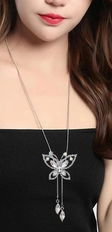 Ella Diamond Butterfly Necklace