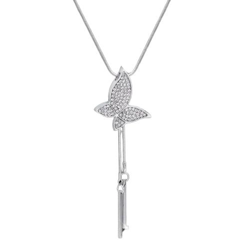 Mariah Diamond Butterfly Necklace