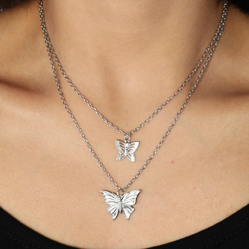 Esmee Silver Butterfly Necklace