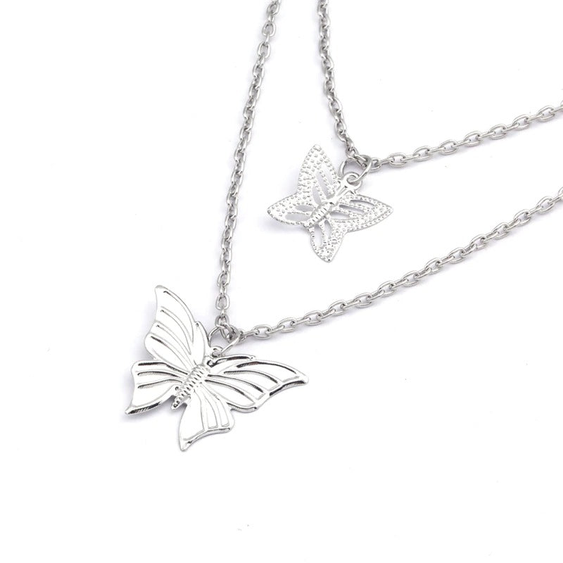 Esmee Silver Butterfly Necklace