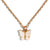 Celeste White Butterfly Necklace