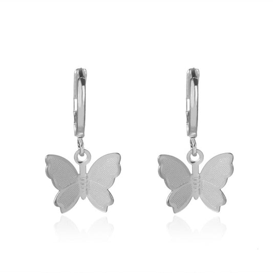 Silver Nina Butterfly Earrings