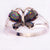 Amber Black Silver Butterfly Ring