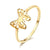 Little Keeper Gold Butterfly Ring