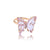 Tracy Purple Gold Butterfly Ring