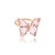 Tracy Pink Gold Butterfly Ring