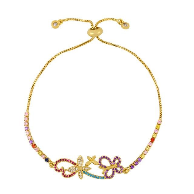Penelope Gold Butterfly Bracelet