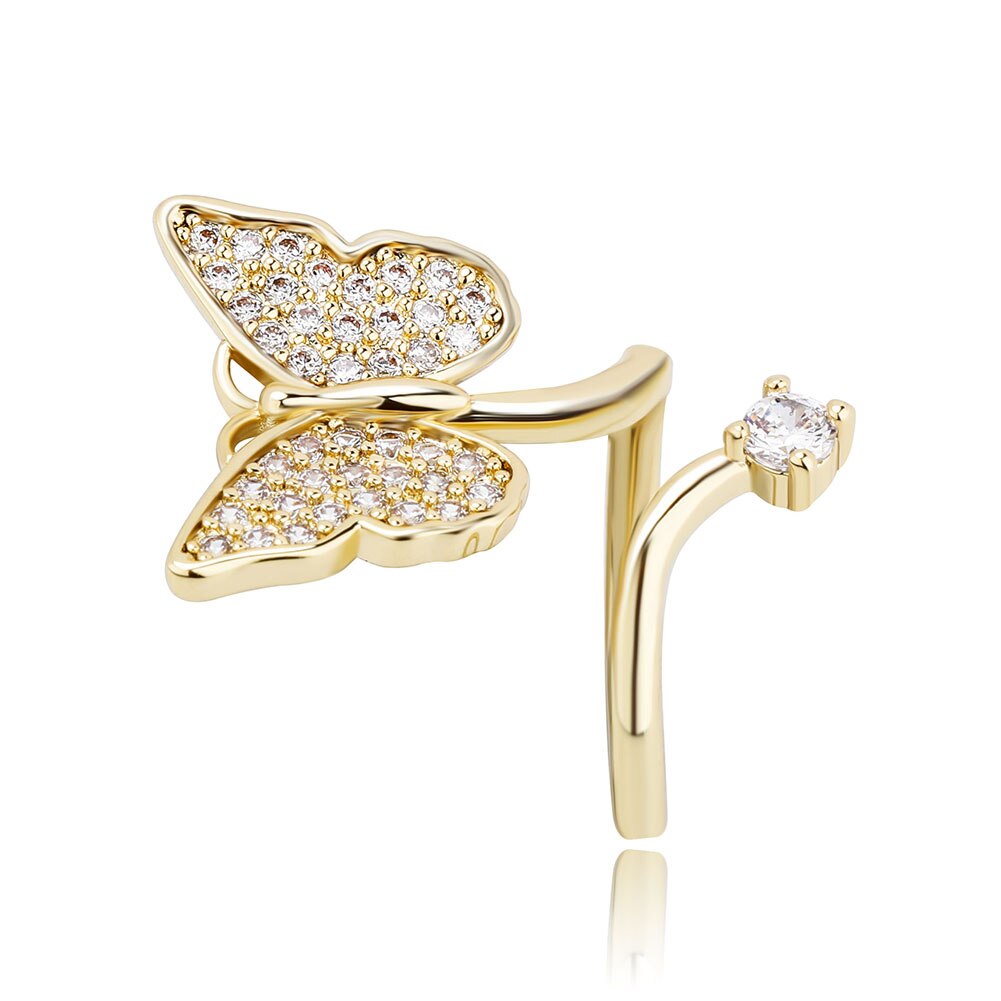 Orna Gold Butterfly Nail Ring