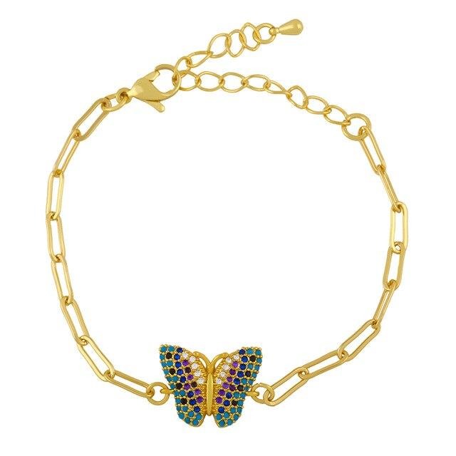 Krissa Gold Butterfly Bracelet