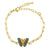 Krissa Gold Butterfly Bracelet