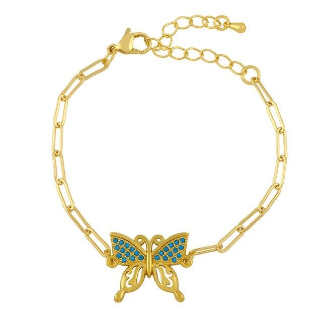 Pammy Gold Butterfly Bracelet