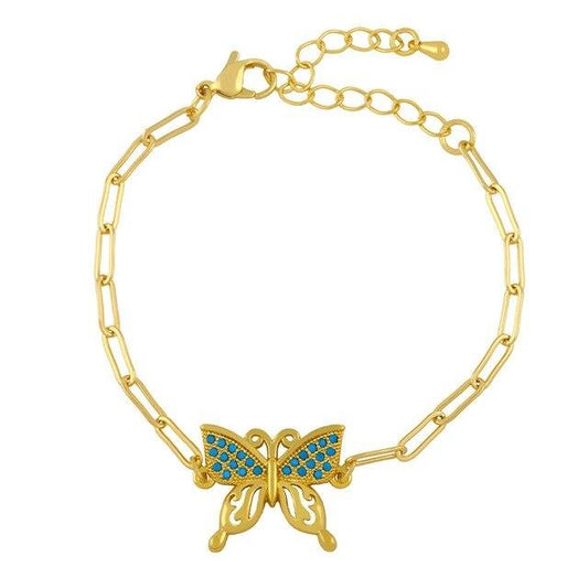 Pammy Gold Butterfly Bracelet