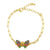 Flora Gold Butterfly Bracelet