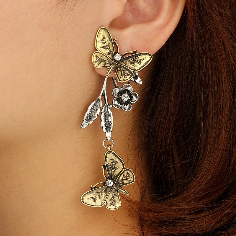 Vintage Gigi Butterfly Earrings