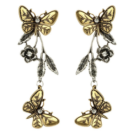 Vintage Gigi Butterfly Earrings