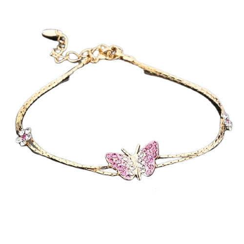 Zora Gold Butterfly Bracelet