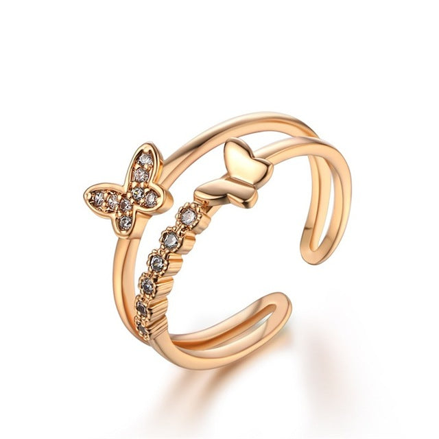 Dance of the Butterfly Adjustable Ring – Girls Crew