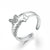 Anna Silver Butterfly Ring