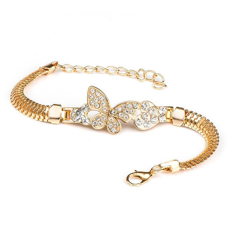 Heather Gold Butterfly Bracelet