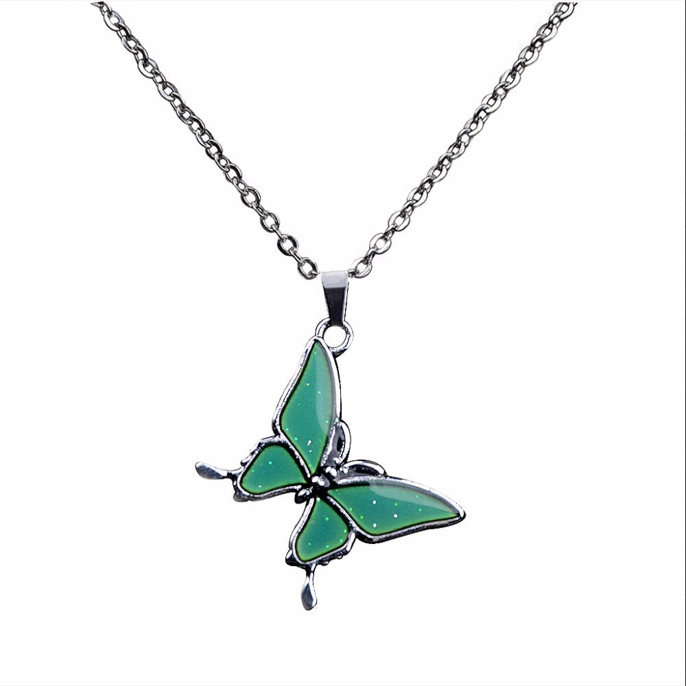 Liana Color Change Butterfly Necklace